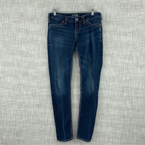Denim - Silver Jeans Womens Size 29x31 suki super skinny 0059